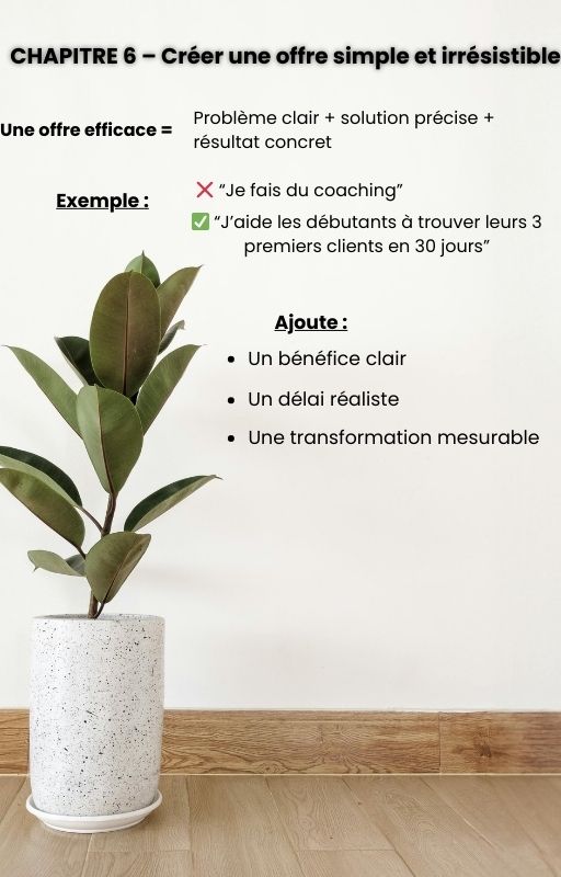 Créer une offre simple et irrésistible 