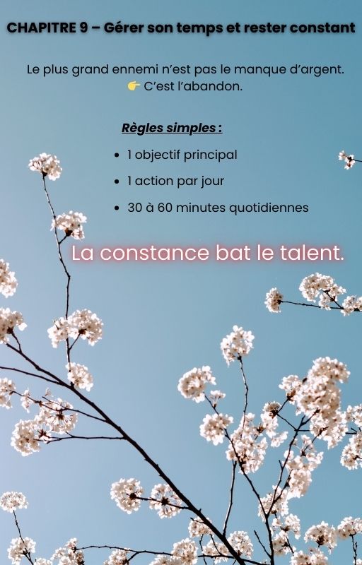 Gérer son temps et rester constant 